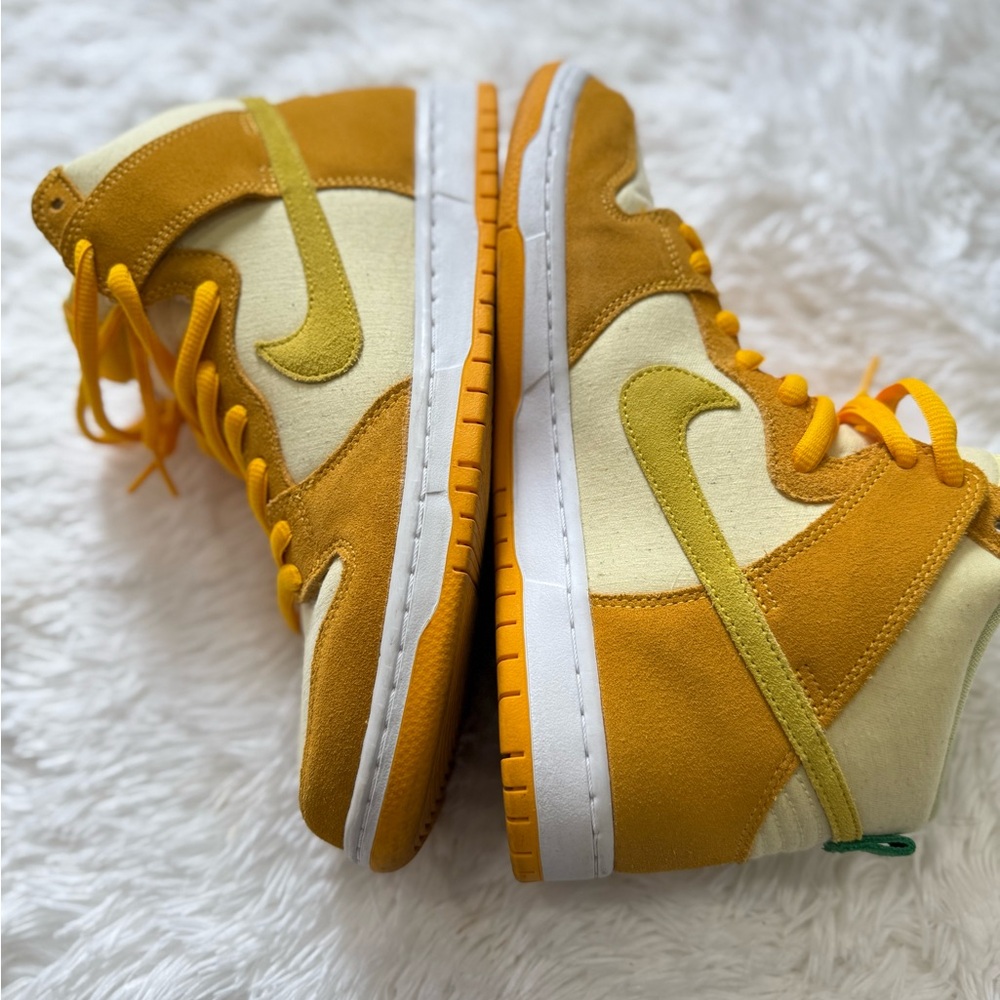 Nike Dunk SB High-Top Sneakers - pineapple model Orange and Cream - Picture 7 of 10